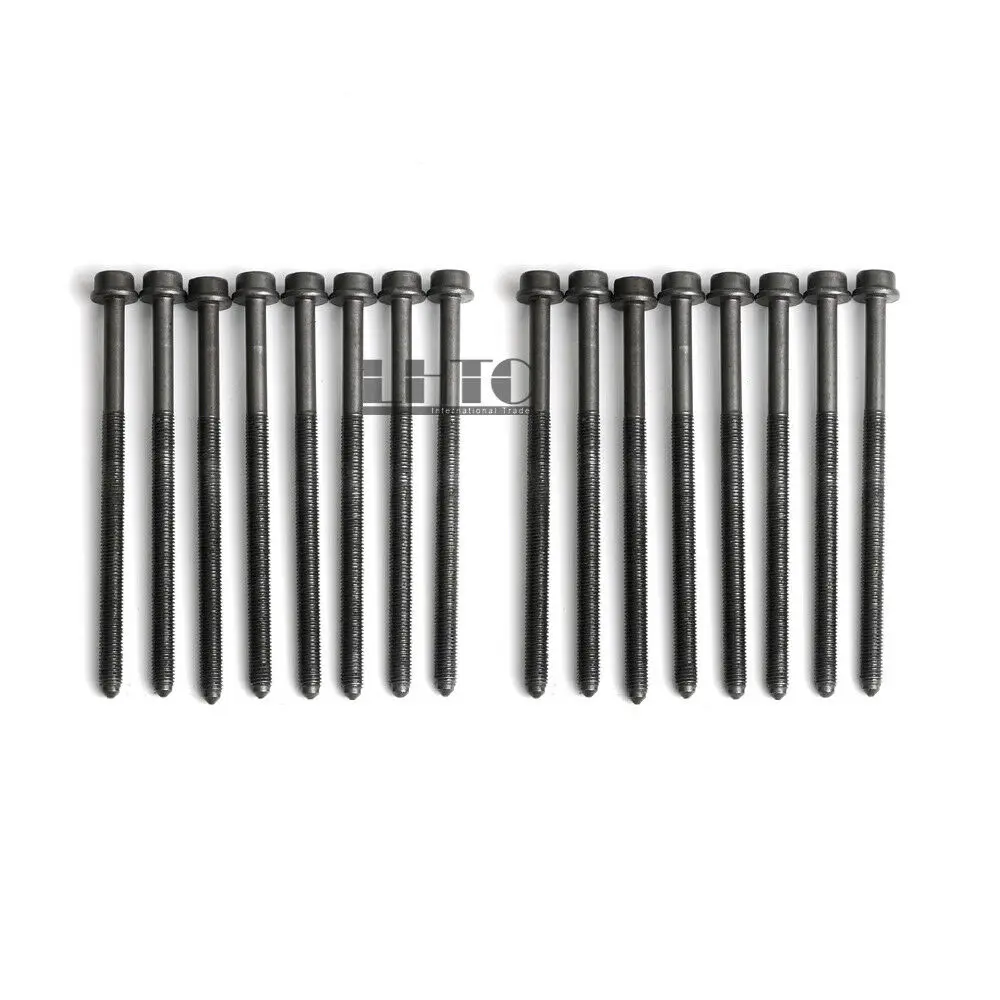 Болты головки цилиндра двигателя 16x WHT005739 болты M10X170 Elring OEM для V W Audi 3 0 TFSI V6|Корпус и