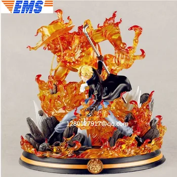 

Statue Anime ONE PIECE Sabo Full-Length Portrait Flame Inheritance Mera-mera Fruit Bust GK Action Figure Collectible Model Toy