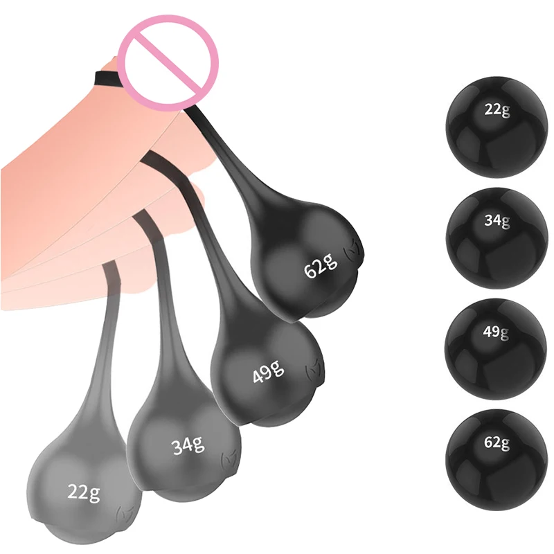 Adult toys Dumbbell of male penis Four different weights Physics train The penis is stronger sex shop sex toys for man