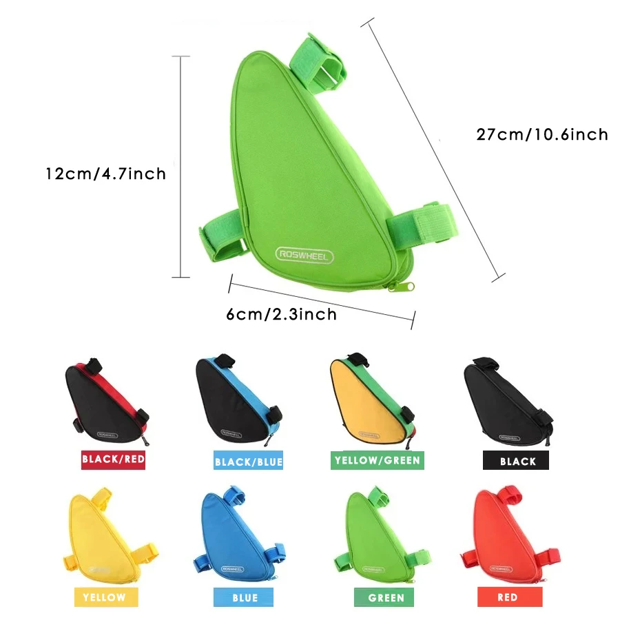 Top ROSWHEEL Bike Front Frame Top Tube Triangle Saddle Bag Pouch Pannier MTB For Cycling Bicycle organizer pack 2 Top ROSWHEEL Bike Front Frame Top Tube Triangle Saddle Bag Pouch Pannier MTB For Cycling Bicycle organizer pack 2