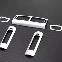 Для Land Rover Дискавери Спорт ABS Матовый Кондиционер Вентиляционный Выход крышка отделка 5 шт./компл