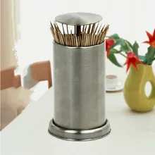Нержавеющая сталь контейнер для зубочисток модные Портативный автоматический Держатели Для Зубочисток домашняя меблировка Европейская Hotel Бытовая Держатели Для Зубочисток