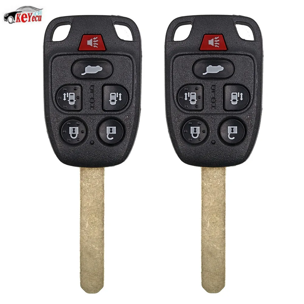 KEYECU 2 шт./лот новая Замена 5+ 1 кнопки дистанционного ключа автомобиля брелок 313,8 МГц для Honda Odyssey 2011 2012 2013 FCC ID: N5F-A04TAA