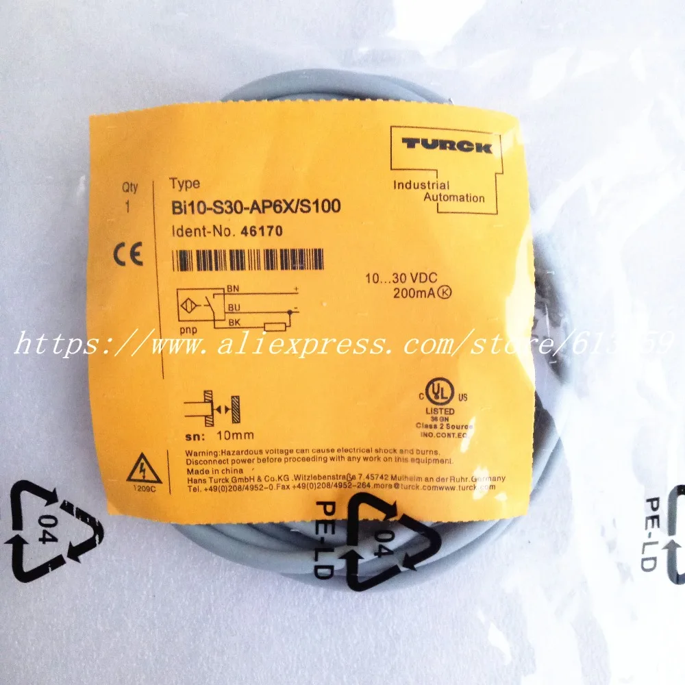 BI10-S30-AP6X/S100 BI10-S30-AN6X/S100 Turck новый высококачественный датчик приближения с высоким