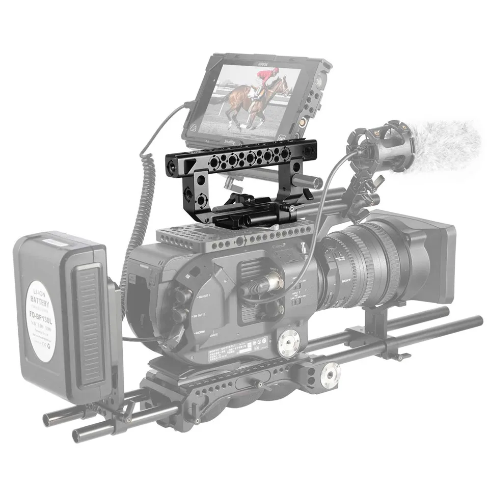 SmallRig верхняя ручка для FS7/FS7II/FS5/Ursa мини БЫСТРОРАЗЪЕМНАЯ Ручка с натовским Рельсом Arri фиксирующие штифты 15 мм стержень зажим-1979