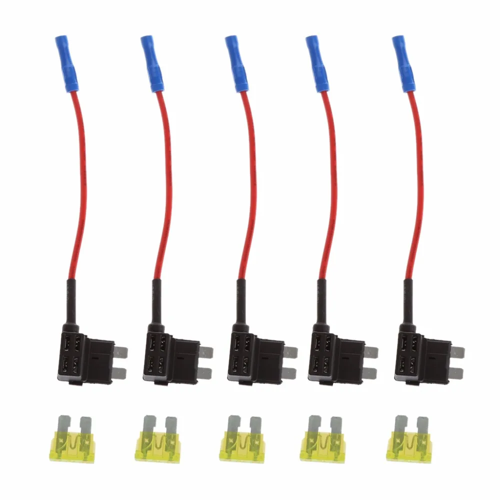 5 Pcs Add Circuit Mini Blade Fuse Box Holder ACS ATO ATC Piggy Back Tap  15A/20A/25A/30A fuse C45-in Fuses from Automobiles & Motorcycles on  Aliexpress.com ...