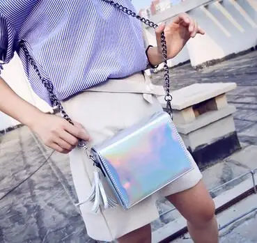 holographic crossbody bag