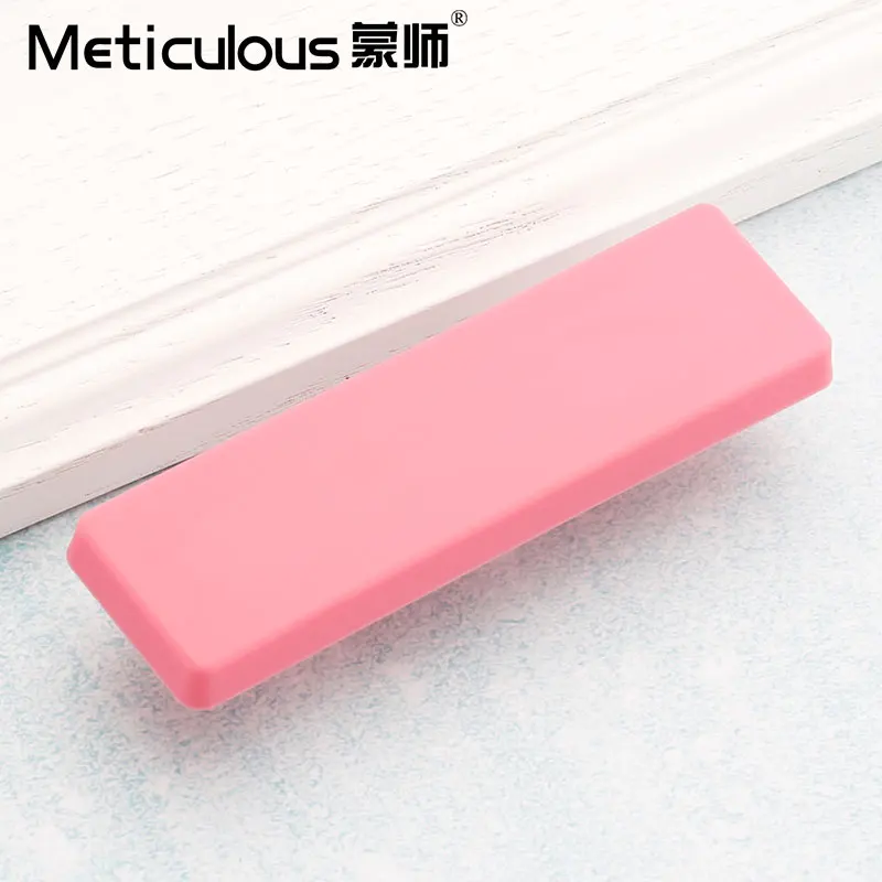 Meticuluos الزنك سبائك الطفل الأثاث مقبض لينة سلامة مقبض كابينة الملونة خزانة دولاب أثاث المطبخ مقبض