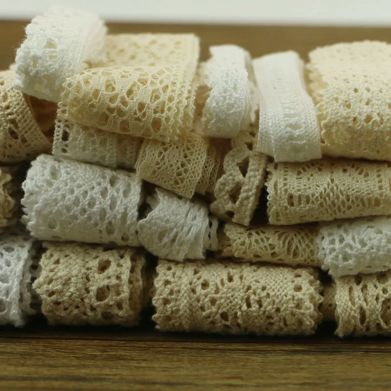

10 yards 10 series of garment sewing fabric DYI cotton crochet lace ribbon ornaments.