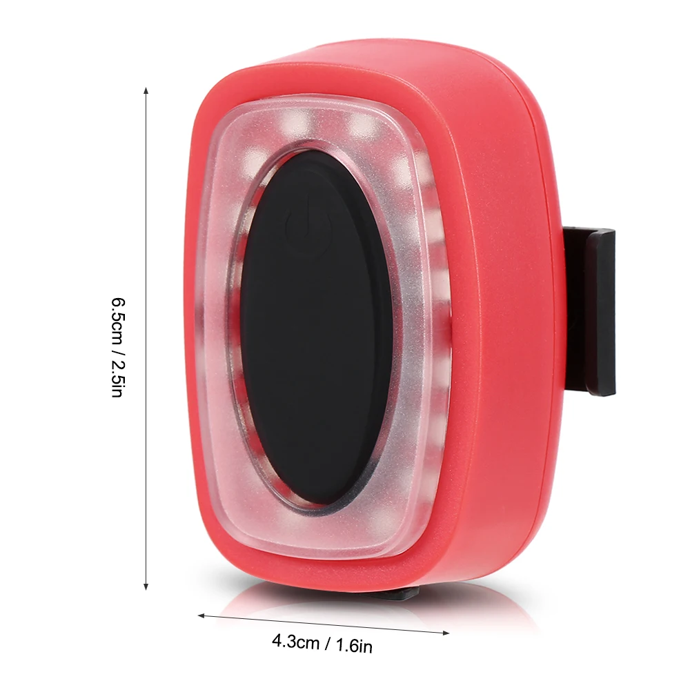 Flash Deal Tail Light For Bicycle Red Blinker Strap-on Bike Taillight Cycling Warning Light Bike Rear Light Rechargeable Safety Bike LED 1