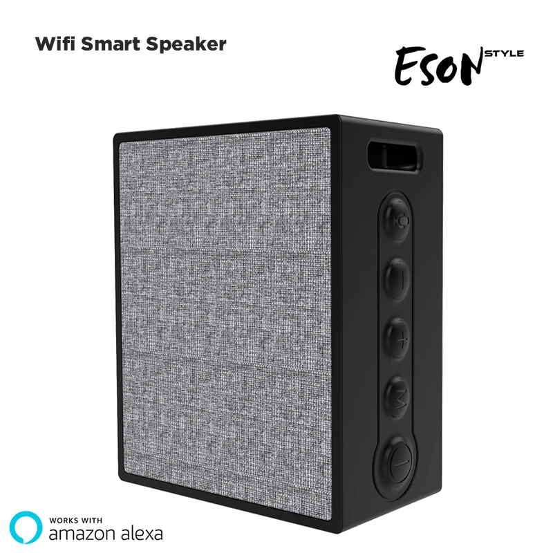 Smart Bluetooth Динамик Alexa AI Wi-Fi Беспроводной Водонепроницаемый IPX 6 Поддержка FM радио