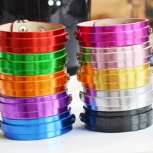 CCOR, 10 шт 8 мм* 100 мм+ 18 мм* 200 мм Кнопка металлические, из полиуретановой кожи Браслеты подходит 8 мм-слайдер, скользящие бусины, буквы, SWD032