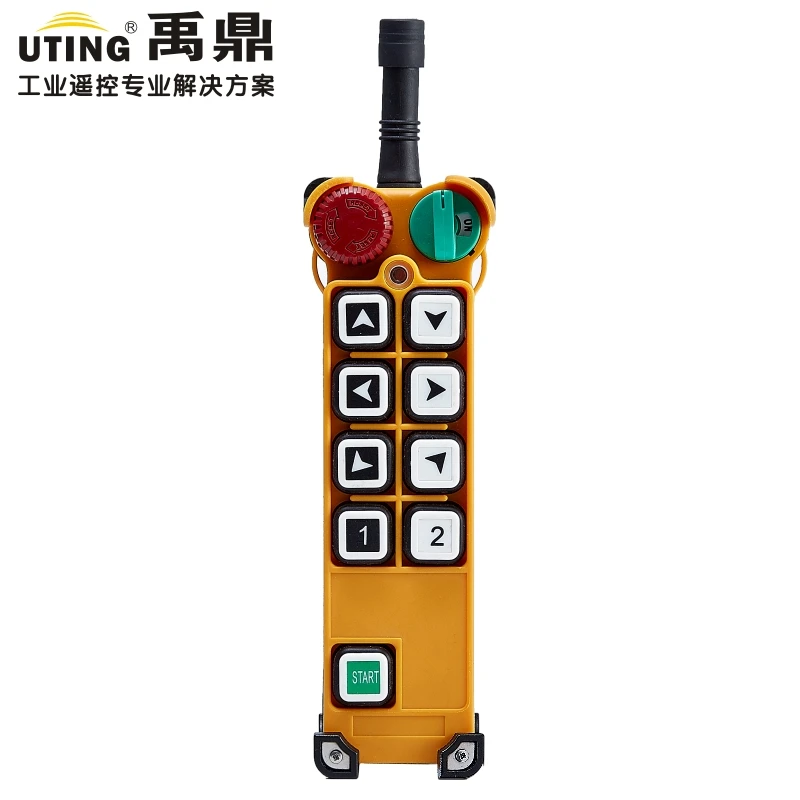 

F24-8S industrial remote control transmitter hoist wireless universal radio remote control for overhead crane AC/DC