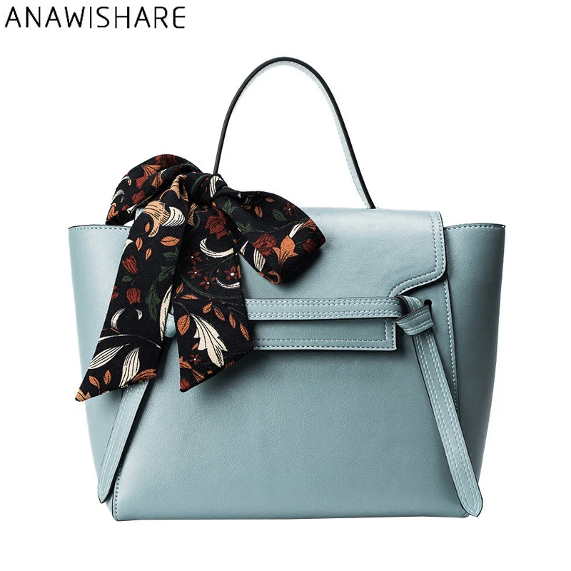 

ANAWISHARE Women Handbags Leather Tote Crossbody Bags For Women Messenger Bags Trapeze Shoulder Bags Bolsa Feminina Bolsos Muje