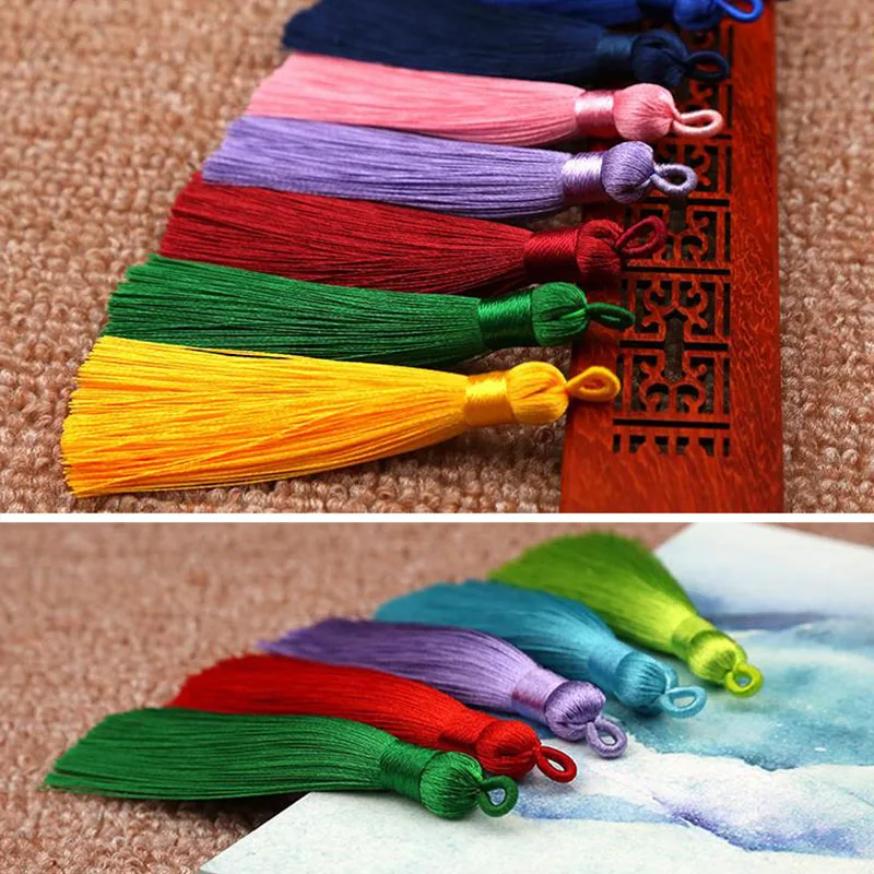 LNRRABC 25 Colors Graceful 2018 New 1PC/1Pair Unique Silk Tassel Jewelry Accessories Hot Sale Unique Handmade Jewelry Findings
