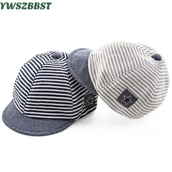 

Summer Baby Hat Cotton Infant Hats Cute Star Striped Soft Eaves Baseball Cap Baby Boy Hat Baby Girls Sun Cap