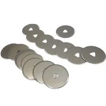 20pcs 28mm Patchwork Rotary Cutter Circular Cutters Blade For Fabric Leather Craft Sewing Craft Tool Cutting Paper Vinyl Blades