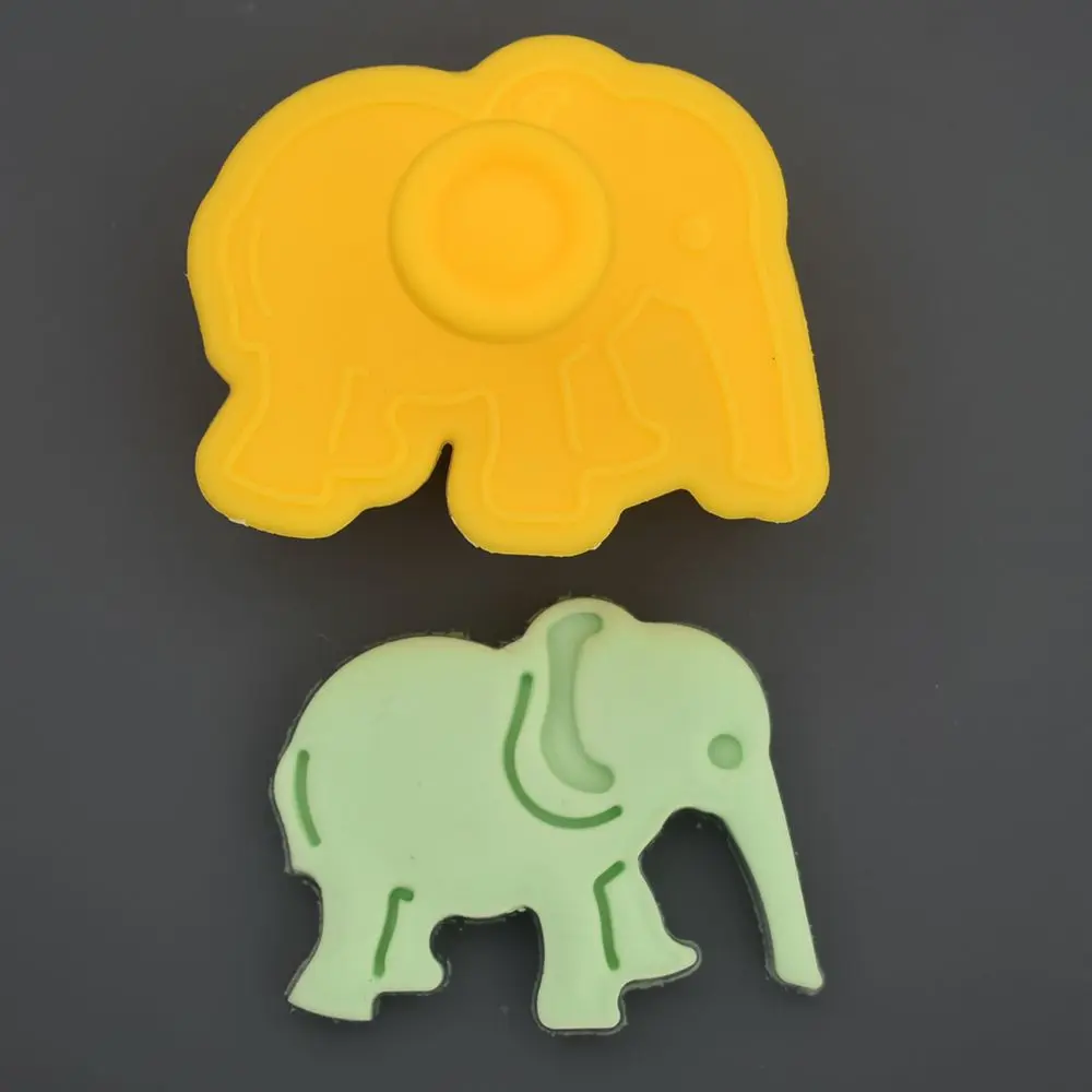 

4Pcs/Set Lion Giraffe Zebra Elephant Animal Fondant Cake Mould Biscuit Cookie Plunger Cutters Decor