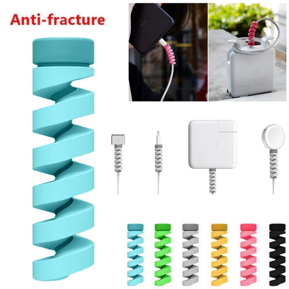 

10pcs MIX Protector Saver Cover For iPhone Samsung USB Charger Cable Cord