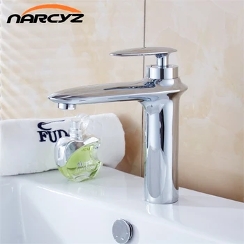 

Bathroom basin faucet Brass body tap new luxury single handle hot and cold tap B0910