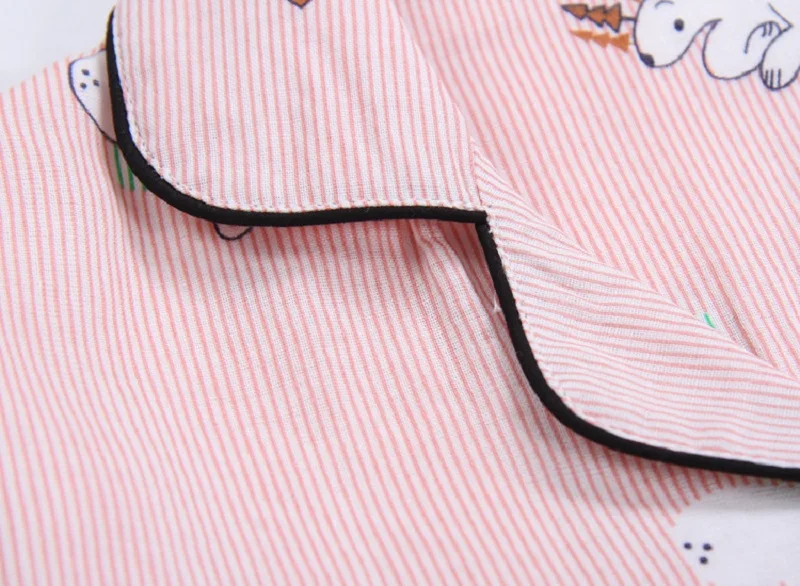 women pink double yarm cotton sleepwear (11)
