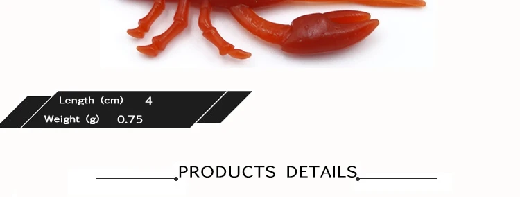 Soft Lures Fishing Lure For Japan Pesca Swimbait Rock Fly Carp Fishing Craw Shrimp Rubber Silicon Bait 4cm 0.75g 15pcs (3)