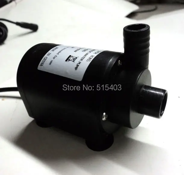 

2pcs 6-24Vdc Micro DC Submersible Pump, 1200LPH, 8m, Low Noise, ultra-quiet, Waterproof, Power Saving, land use or diving