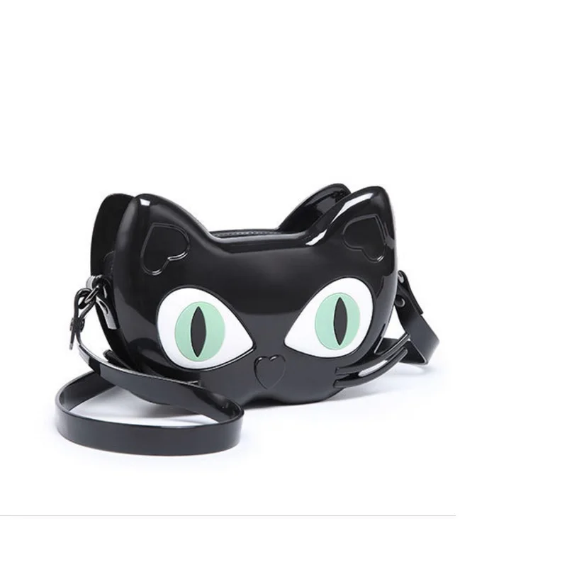Women Fashion hand bag girls cat cartoon bag children shoulder travel portable bag birthday gift party evening clutch bag