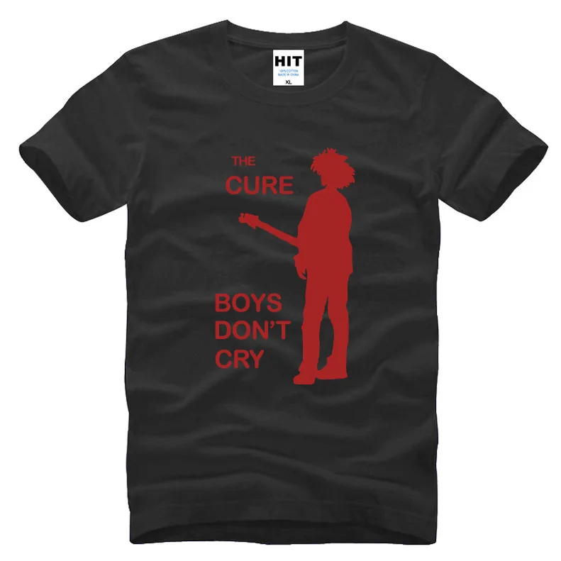 

The Cure Men T Shirts Rock And Roll Casual New Printed BOYS DO NOT CRY T-shirts Short Sleeve Cotton Man Tops