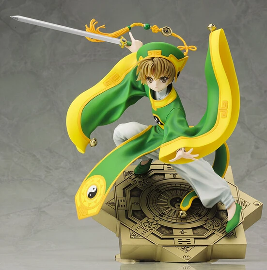 

1pcs anime character CARDCAPTOR SAKURA Li Xiao Lang action pvc figure toy tall 22cm.