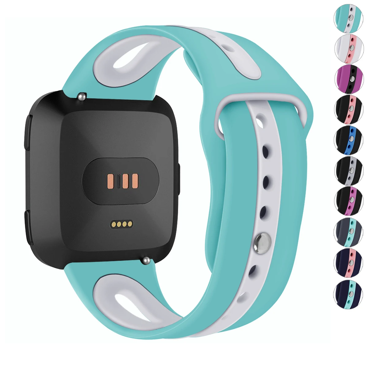 

Essidi 2019 New Bracelet Strap For Fitbit Versa Smart Band Women Men Rubber Strap Clasp For Fitbit Versa Wristband