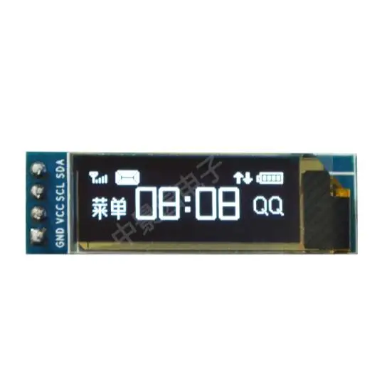 5 шт. 0 91 дюймов 128x32 IIC I2C синий OLED ЖК-дисплей Дисплей DIY модуль SSD1306 Драйвер IC DC 3 В для