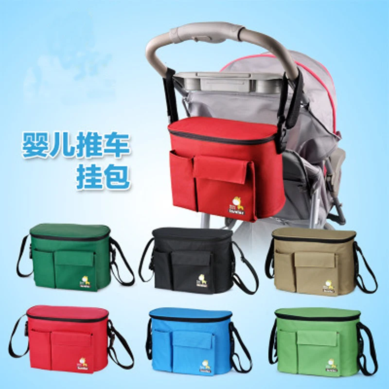 

Waterproof Multifunction Insulation Baby Diaper Bags For Strollers Changing Bags Mom Stroller Bags
