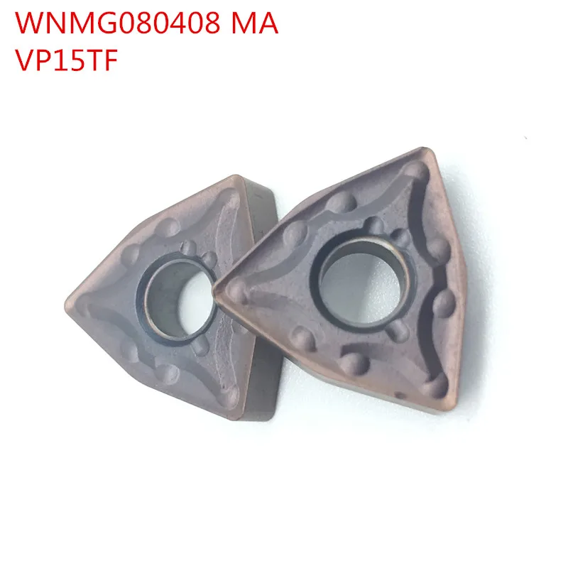 

SWIS 100pcs WNMG080408 MA VP15TF External Turning Tools Carbide inserts Cutting Tool CNC Tools Lathe tools Lathe cutter