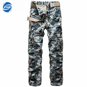 

Zuoxiangru Men Tactical Military Hunting Camp Camouflage Trouser Male Autumn Outdoor Multi-pockets Hike Climbing Pants