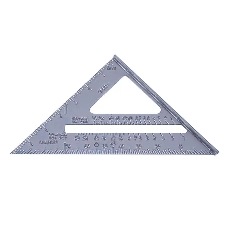 

Metric Inch 90 Degree 45 Degree Square Triangle Ruler Measurement Tools