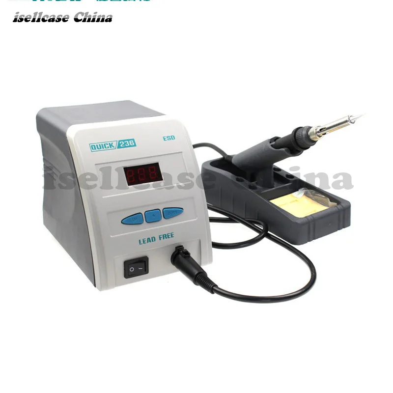 Original Quick 236 antistatic display lead-free welding iron 90w ESD Display specification soldering station Digital Repair tool |