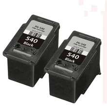 2x Compatible canon PG 540 BLACK ink cartridge For PIXMA MG4250 MX375 MX435 MX475 MX515 MX525 MX535 MX455 MX395 Printer