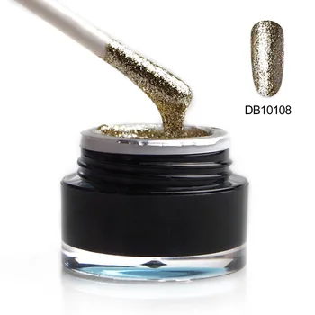 

Monasi Rose Gold Glitter Varnish 11 Colors Platinum Gel-Paint Nail Art For Manicure 2019 New Arrival Nail Design Hybrid Gel