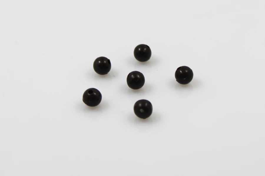 

500 x 6 mm Soft Tapered Bore Beads in Brown-Carp Terminal End Tackle