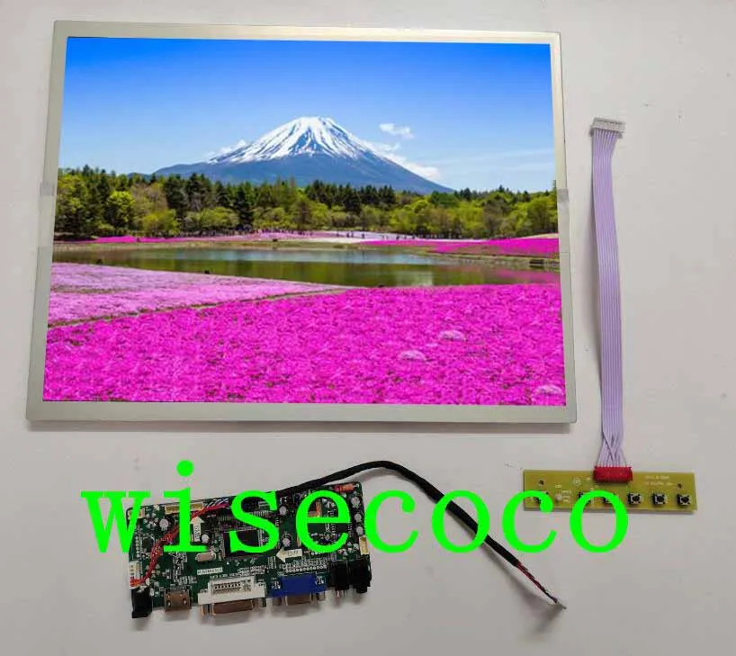 

HDMI DVI VGA Audio LCD Controller Board With 15" 1024x768 IPS LCD Screen
