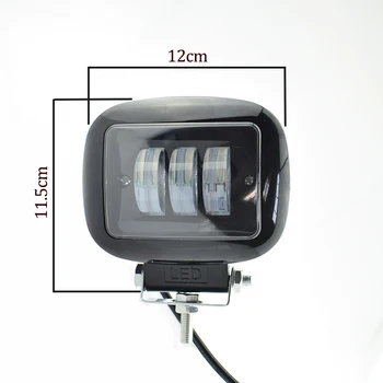 

1pcs Car Auxiliary Working Lamp Motorbike LED 12v 25w 2000lm super bright head lamp spotlight 6500K car fog lamp LED headlights