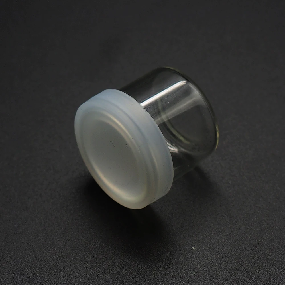 

100pcs Hot Food Grade Non-Stick Dab Glass Jars Wax Container 6ml Jars Dab Concentrate Container Bottle