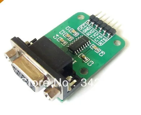 Free Shipping! RS232 to TTL Serial 5V 3.3V max3232 module sensor | Электронные компоненты и принадлежности