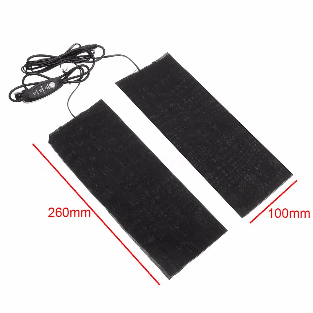 Black 9W Electric Heating Pad Thermal Warm Trousers Knee 3 Gear Thermostat Mode