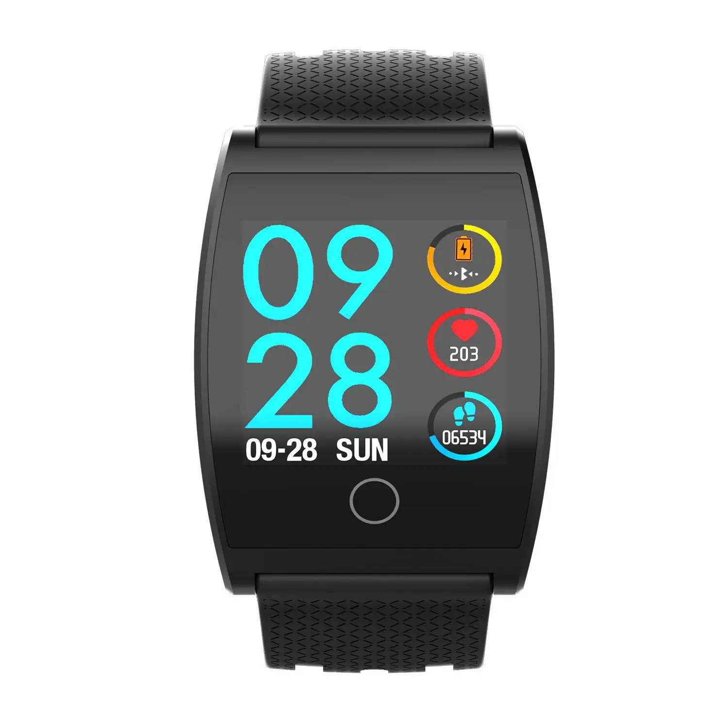 

QS05 Bluetooth Sports Smart Watch Heart Rate Blood Pressure Oxygen Alarm Clock Tracker for Android & IOS Smart band Bracelet
