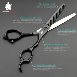 30% скидка HT9212 6 дюймов ножницы для стрижки волос ножницы для стрижки зубов парикмахерские инструменты Япония 440C парикмахерские