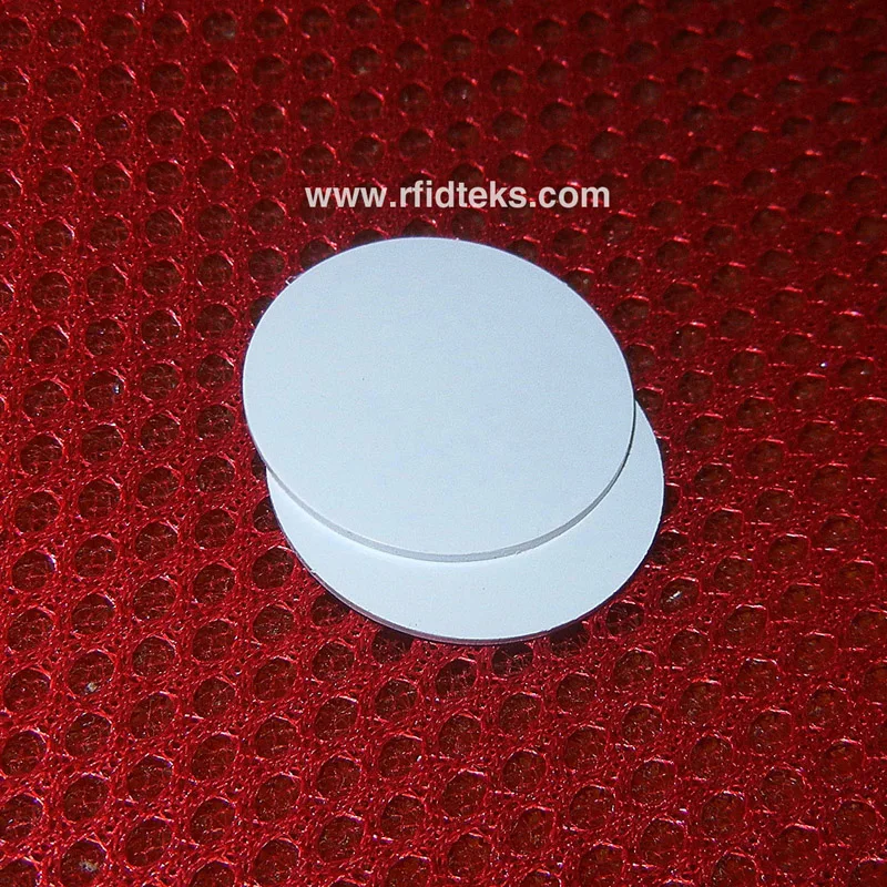 

15mm RFID Tag NVC PVC Token for asset management 13.56MHZ 504BYTES R/W ISO14443A with NTAG 215 Chip