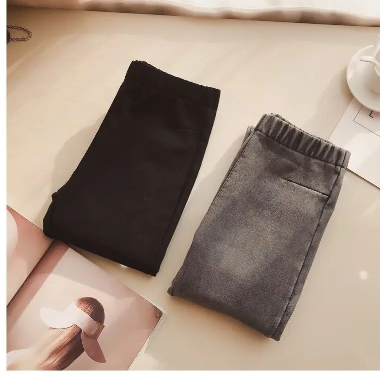 2018 Special Offer Women Jeans Winter Women Waist Thick Skinny Jeans Stretch Pencil Pants Warm Trousers Female Femme Velvet