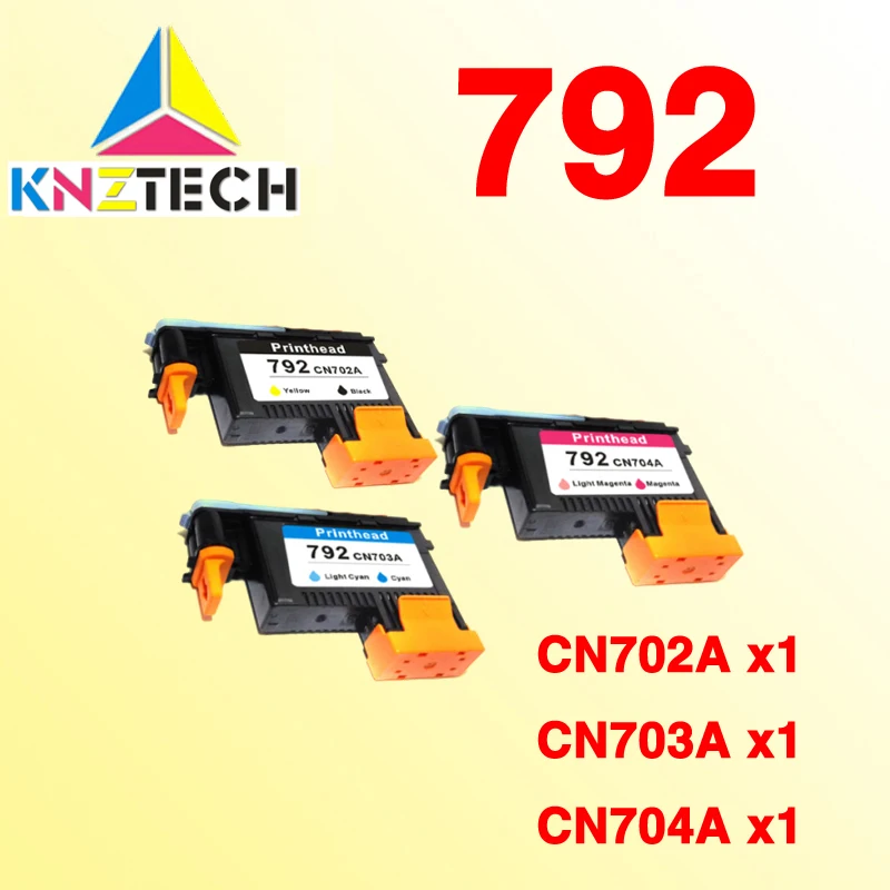 

KNZTECH compatible for 792 Printhead CN702A CN703A CN704A replacement for hp792 Designjet L26500 L28500